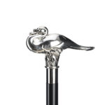 Walking Sticks Bastone da passeggio elegante con impugnatura Cigno Argento