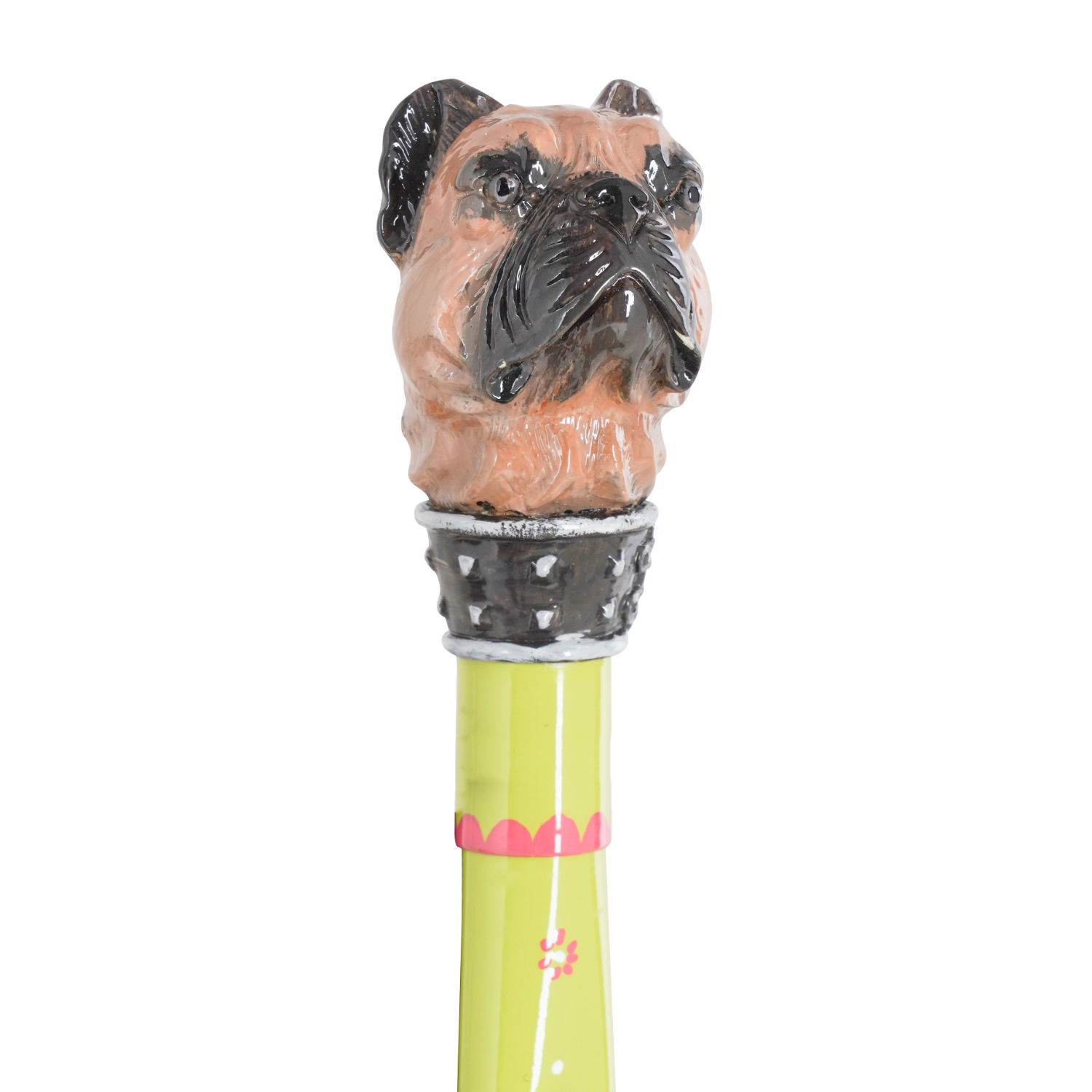 CDCH04 (1)WS-H0CD4-FBM Walking Sticks Calzascarpe Corto Dipinto a mano con impugnatura modellata a mano cane carlino Walking Sticks Calzascarpe Corto Dipinto a mano con impugnatura modellata a mano cane carlino Walking Sticks Calzascarpe Corto Dipinto a mano con impugnatura modellata a mano cane carlino