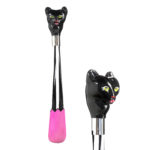 Walking Sticks Calzascarpe Corto Dipinto a mano con impugnatura modellata a mano pantera