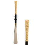 Calzascarpe lungo con impugnatura placcata oro 18k modellata a mano milord Liberty