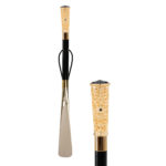 Walking Sticks Calzascarpe Lungo impugnatura gioiello impugnatura milord oro