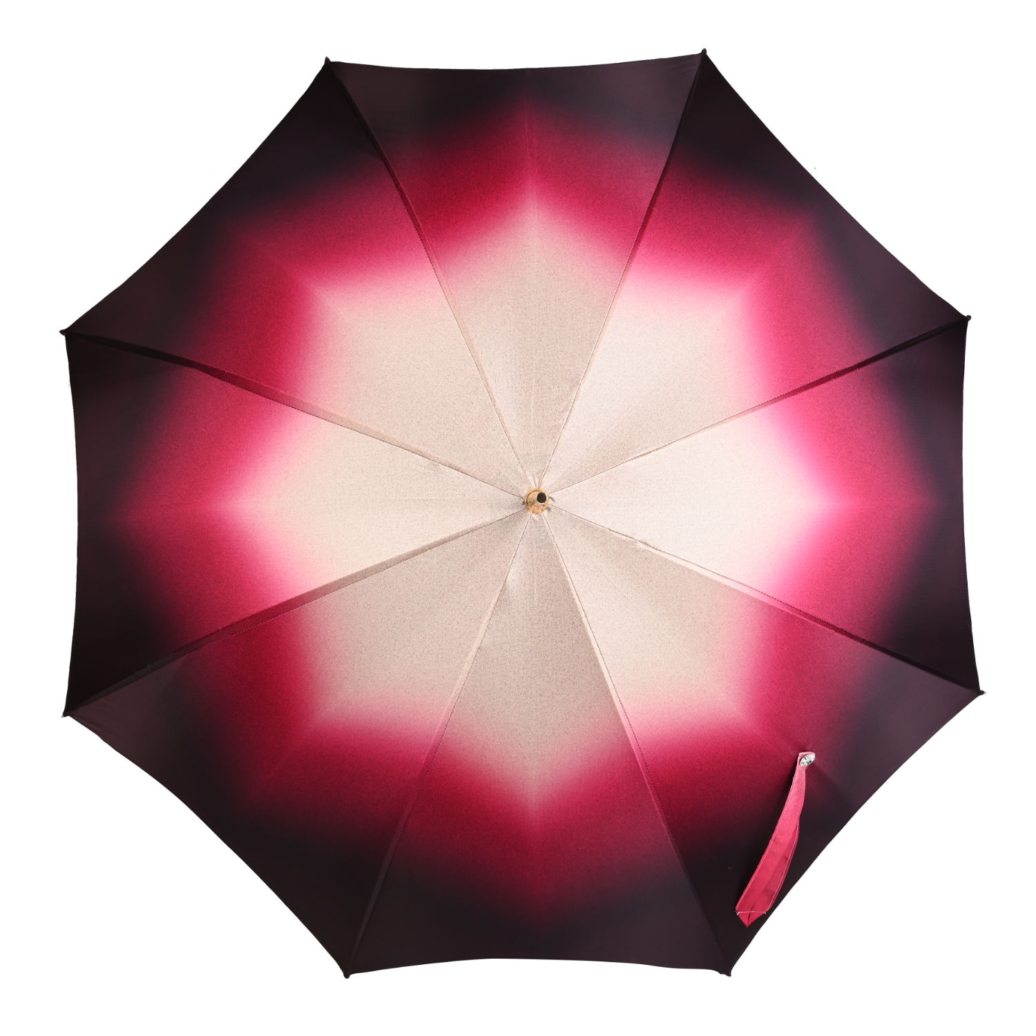 OM461 CUWS519DR (4) WS-OM461-FBM Walking Sticks Ombrello Donna Asta Fissa impugnatura gioiello dorata Crook Swarovski rossi Walking Sticks Ombrello Donna Asta Fissa impugnatura gioiello dorata Crook Swarovski rossi