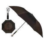 Walking Sticks Ombrello Uomo Asta Fissa impugnatura dipinta a mano gufo