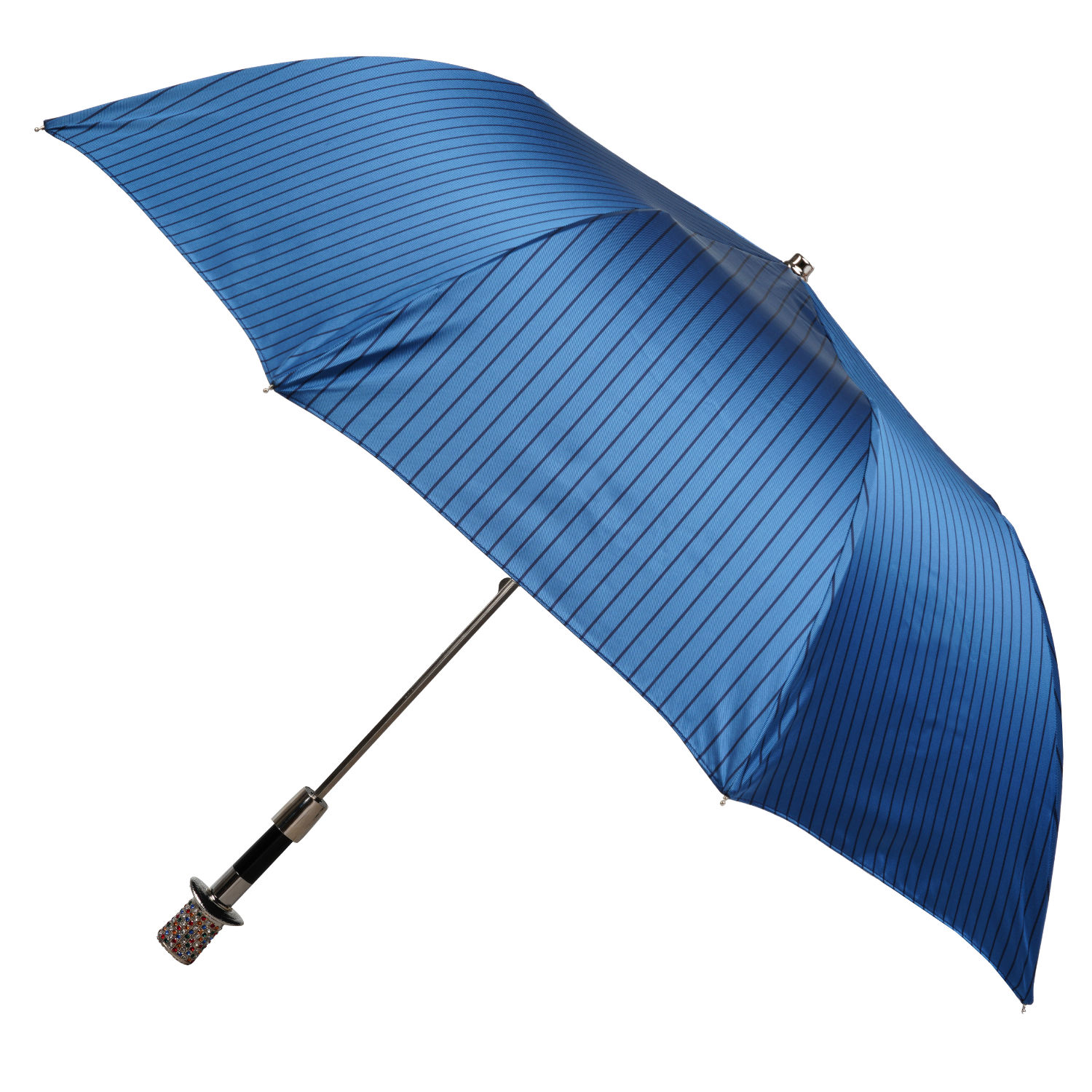 OMP812 WS845X (1) WS-45337-FBM Walking Sticks Ombrello Uomo Asta Fissa impugnatura argento Tuba Swarovski Walking Sticks Ombrello Uomo Asta Fissa impugnatura argento Tuba Swarovski