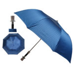 Walking Sticks Ombrello Uomo Asta Fissa impugnatura argento Tuba Swarovski