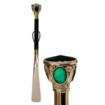 Walking Sticks Calza scarpe con impugnatura placcata oro 18k macaron Swarovski