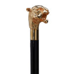 Walking Sticks Bastone con impugnatura placcata oro 18k tigre