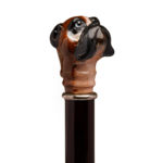 Walking Sticks Bastone con impugnatura modellata e dipinta a mano Cane carlino